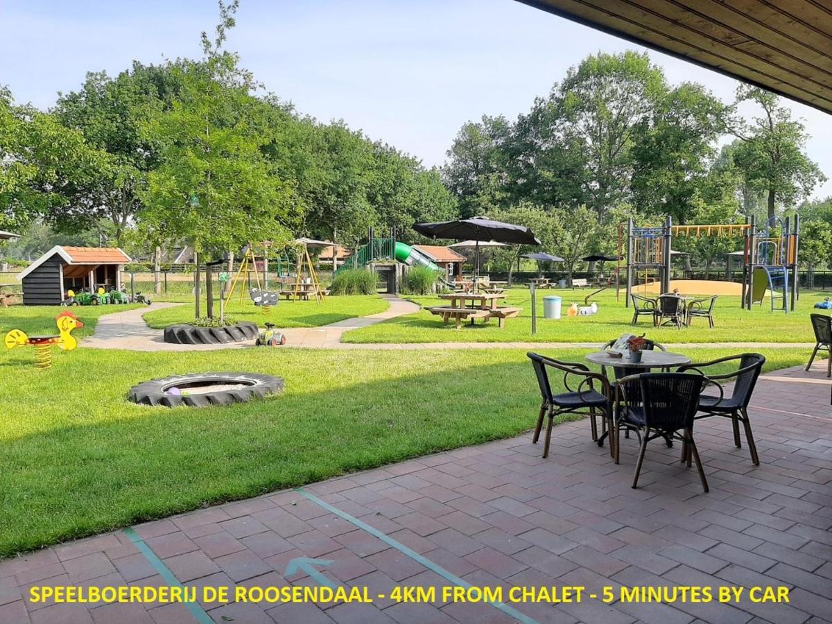 פוטן Sfeervol Chalet Op De Veluwe מראה חיצוני תמונה
